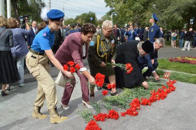 Эстафету памяти принял Воронеж