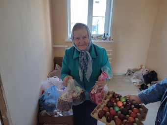 Пасхальные подарки на передовую Пасхальные подарки на передовую